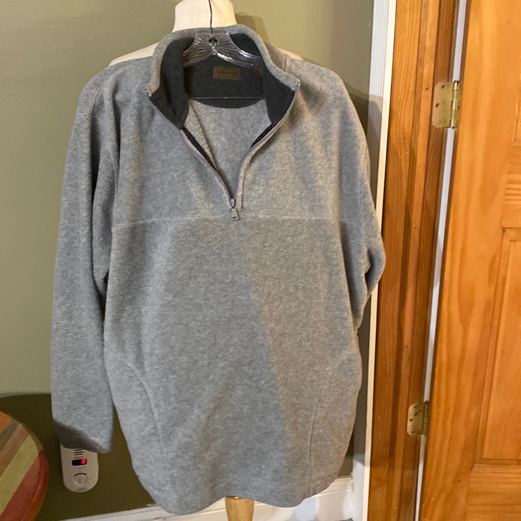 Gray Pull Over Jacket